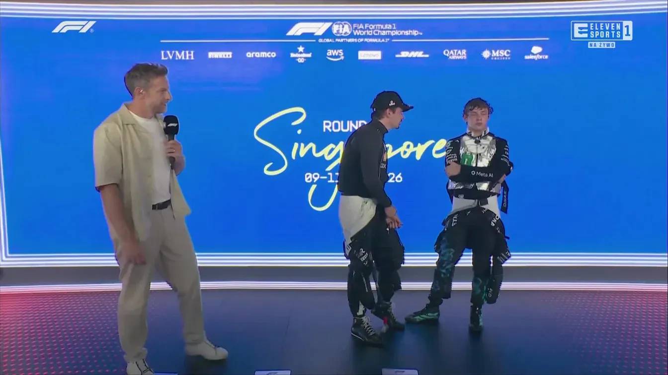 Trójka z podium w komplecie! Max Verstappen, Charles Leclerc, Kimi Antonelli i ich pierwsze słowa po