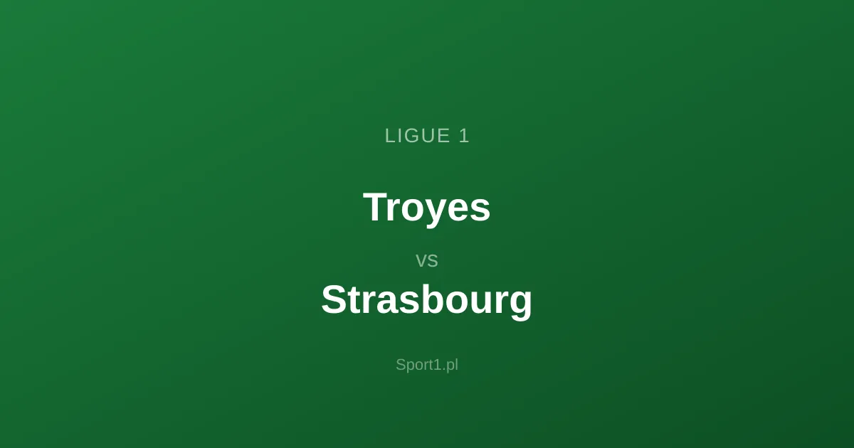 Troyes - Strasbourg: Typy bukmacherskie