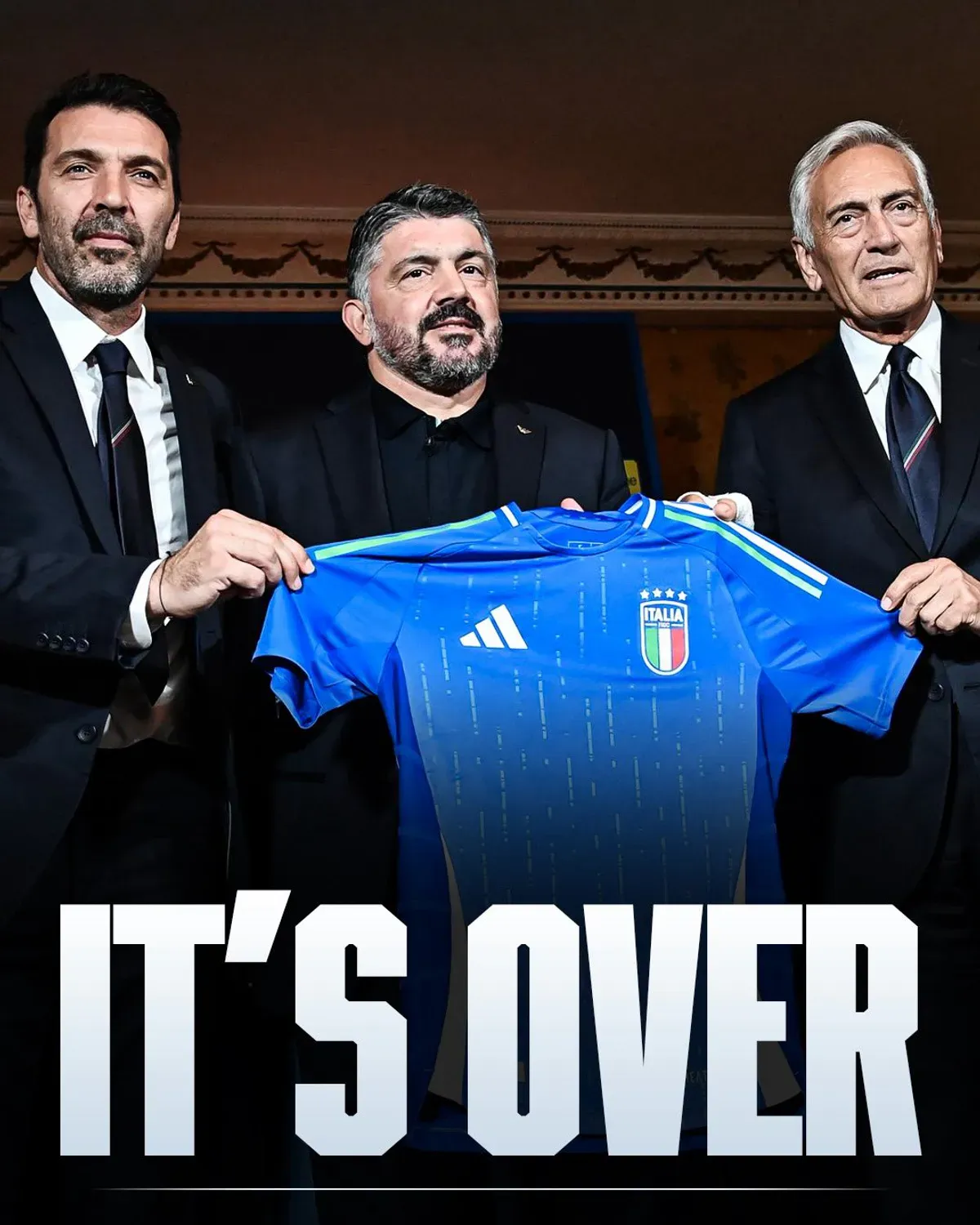 Trzęsienie ziemi we włoskiej piłce. Gattuso i Buffon odchodzą po historycznej klęsce