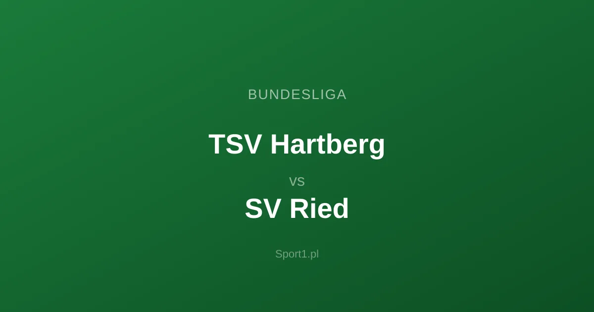 TSV Hartberg - SV Ried: Typy bukmacherskie