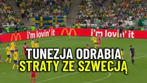 Tunezja złapała kontakt tuż przed przerwą! Szwecja prowadzi 2:1, ale wszystko wskazuje na to, że po zmianie stron czeka 