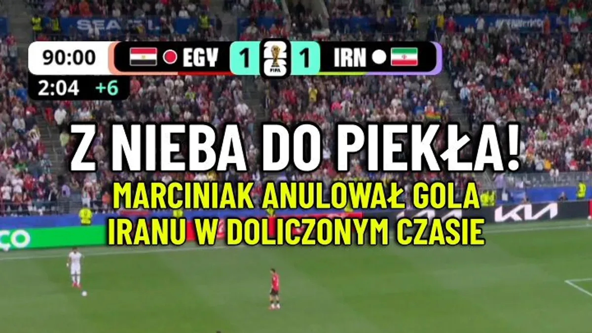 Tylko kilkadziesiąt sekund cieszyli się Irańczycy z awansu do fazy pucharowej mundialu. W doliczonym czasie gry Shoja Kh