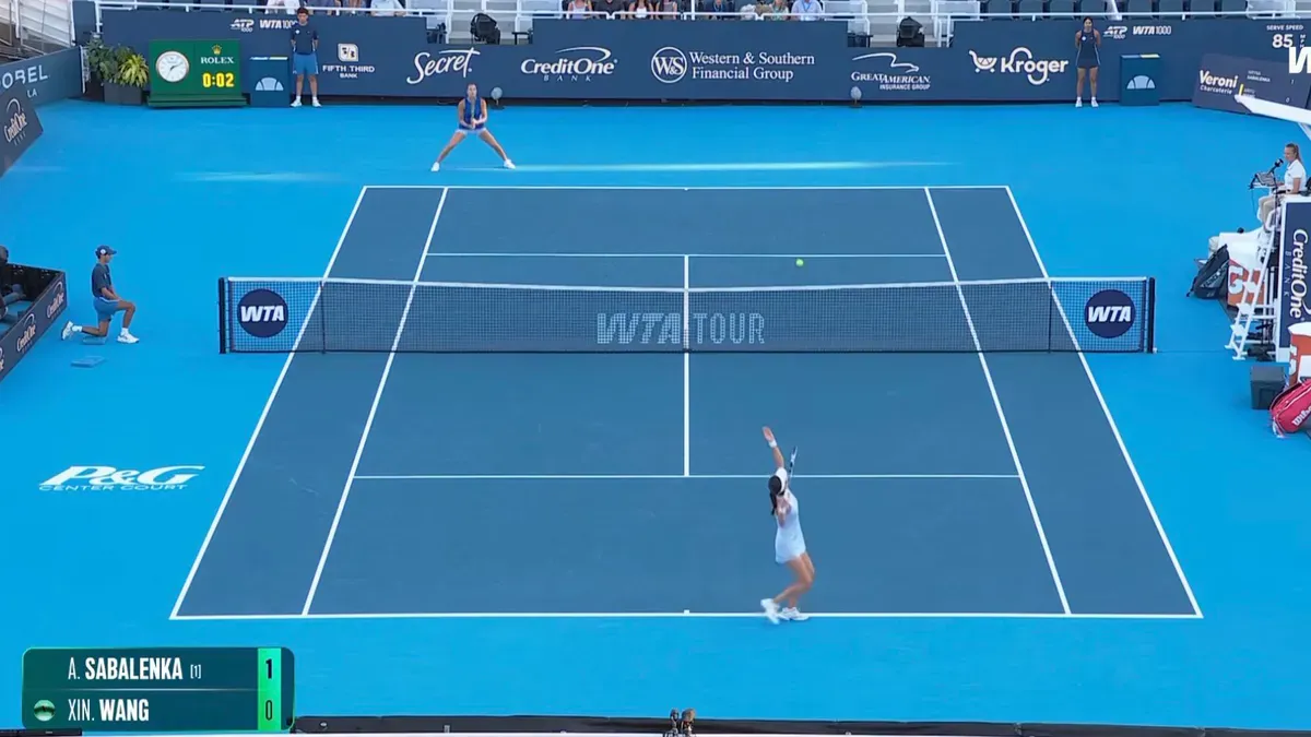 Aryna Sabalenka – Wang Xinyu: skrót meczu 19.08.26. Liderka awansowała do 1/8 finału!