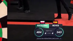 Ufff! W końcówce meczu Krzysztof Ratajski wytrzymał ciśnienie i pokonał Cristo Reyesa! Oglądaj: