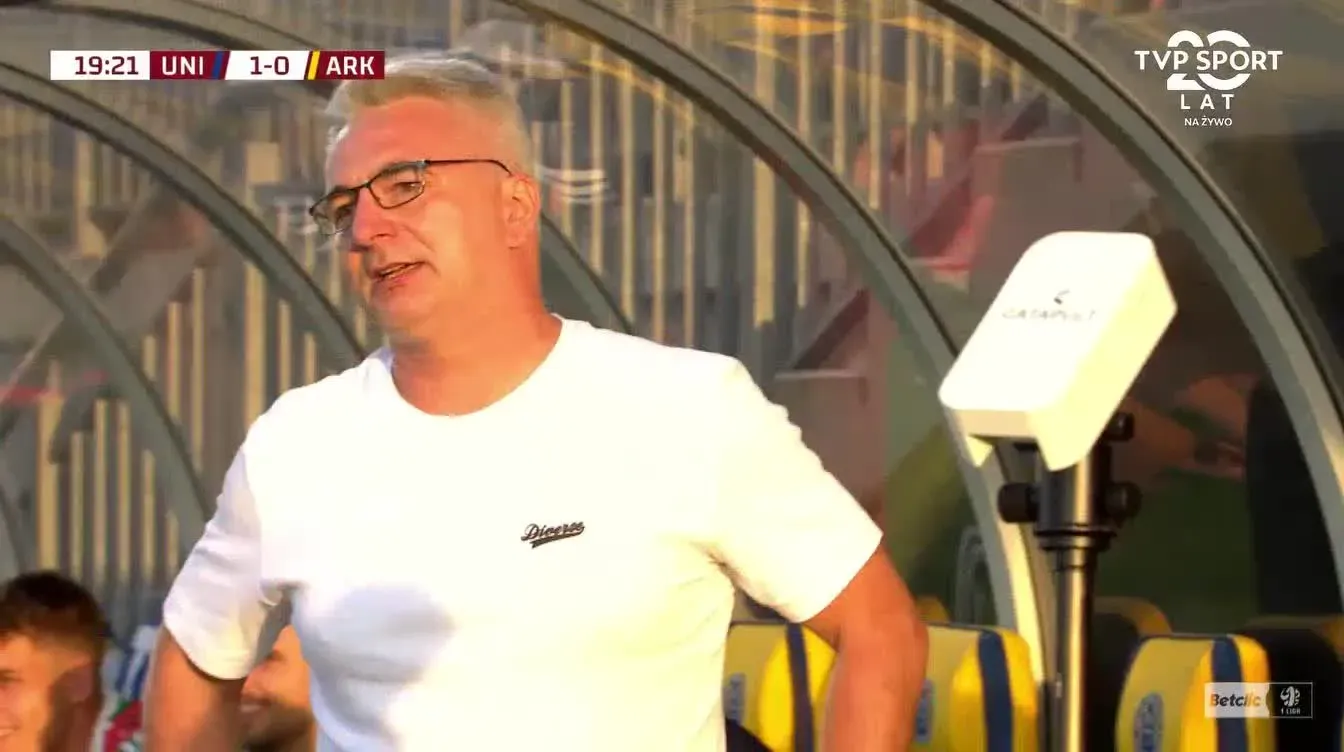 Unia Skierniewice 1-0 Arka Gdynia Damian Gąska