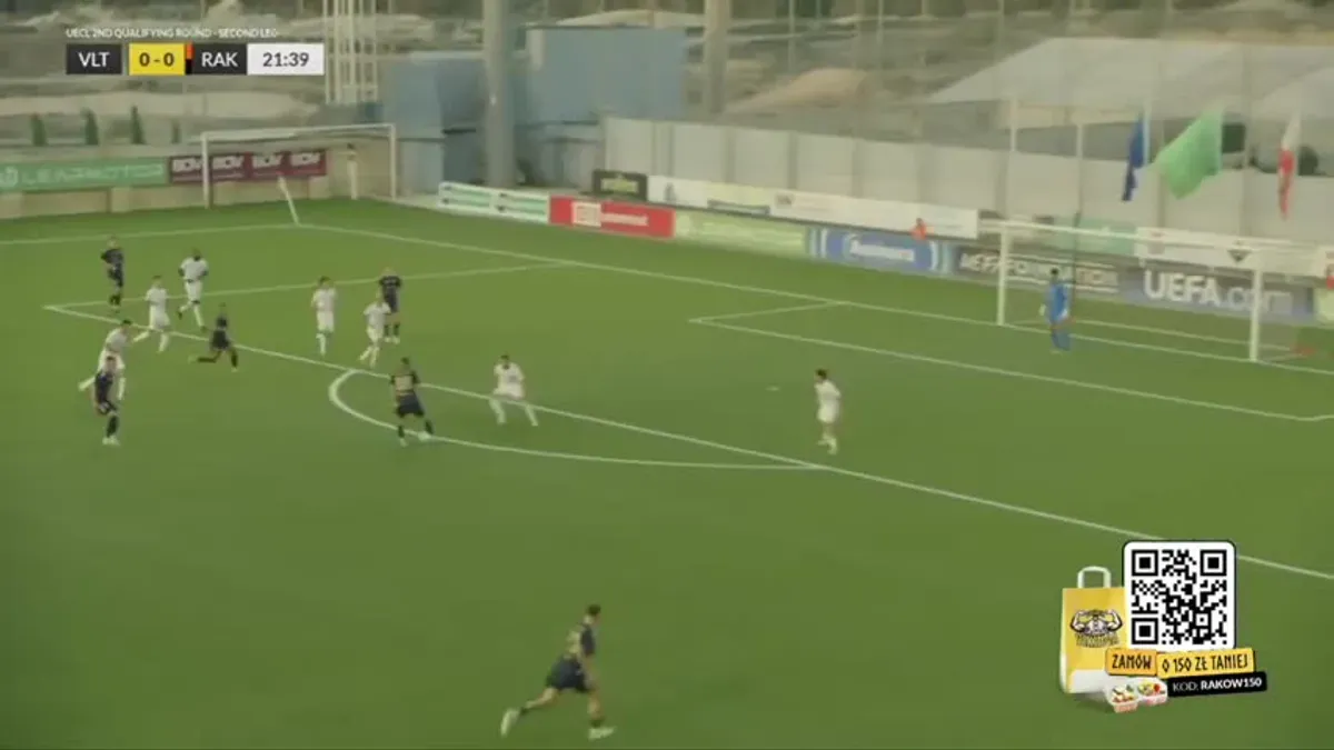 Valletta FC 0-1 Raków Częstochowa - Ameyaw