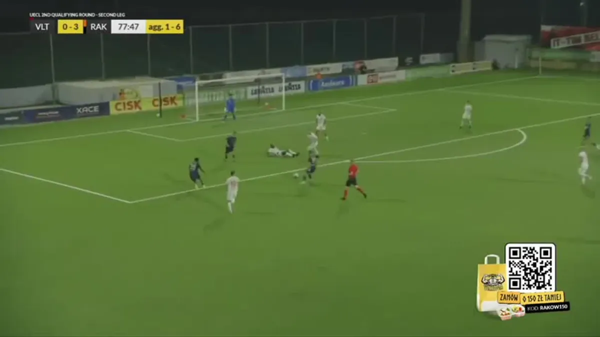Valletta FC 0-4 Raków Częstochowa - Makuch