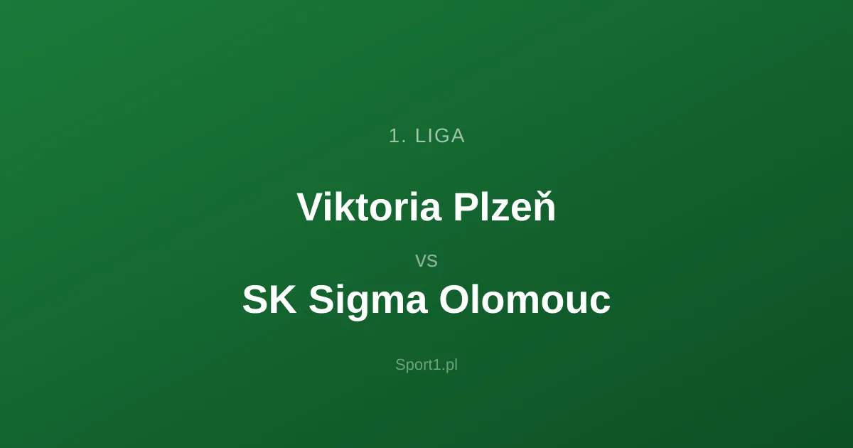 Viktoria Plzeň - SK Sigma Olomouc: Typy bukmacherskie