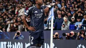 Vinicius Junior uciszył kibiców Manchesteru City. Brazylijczyk wyjaśnił swój gest