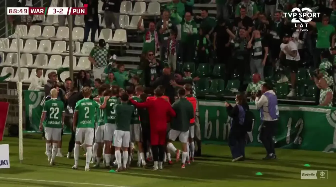 Warta Poznań 3-2 Puszcza Niepołomice