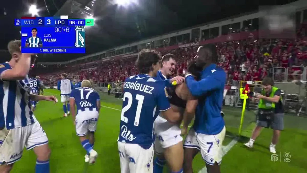 Widzew Łódź 2-3 Lech Poznań