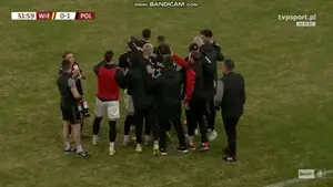 Wieczysta Kraków 0-1 Polonia Warszawa Zjawiński wreszcie sie