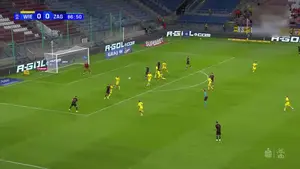 Wieczysta Kraków 0-1 Zaglębie Lubin Aleks Ławniczak