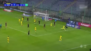Wieczysta Kraków 1-1 Zaglębie Lubin Duje Dujmovic