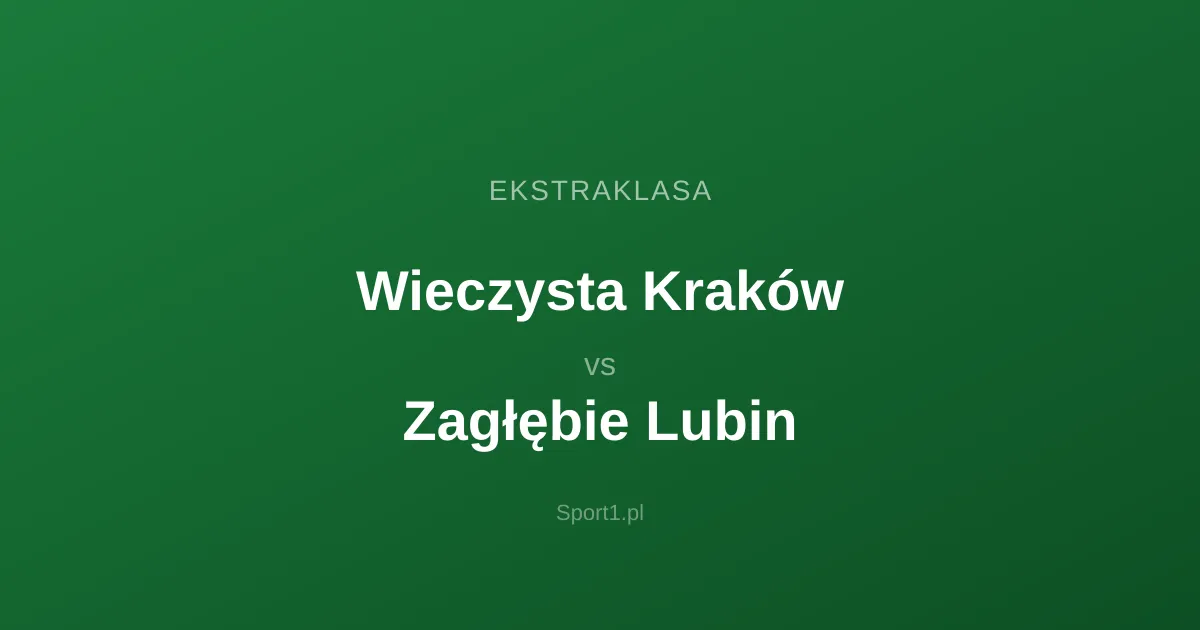 Wieczysta Kraków - Zagłębie Lubin: Typy bukmacherskie