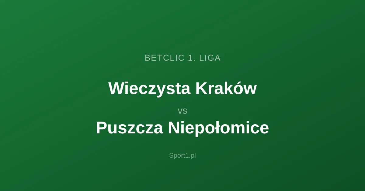 Wieczysta Kraków - Puszcza Niepołomice: Typy bukmacherskie
