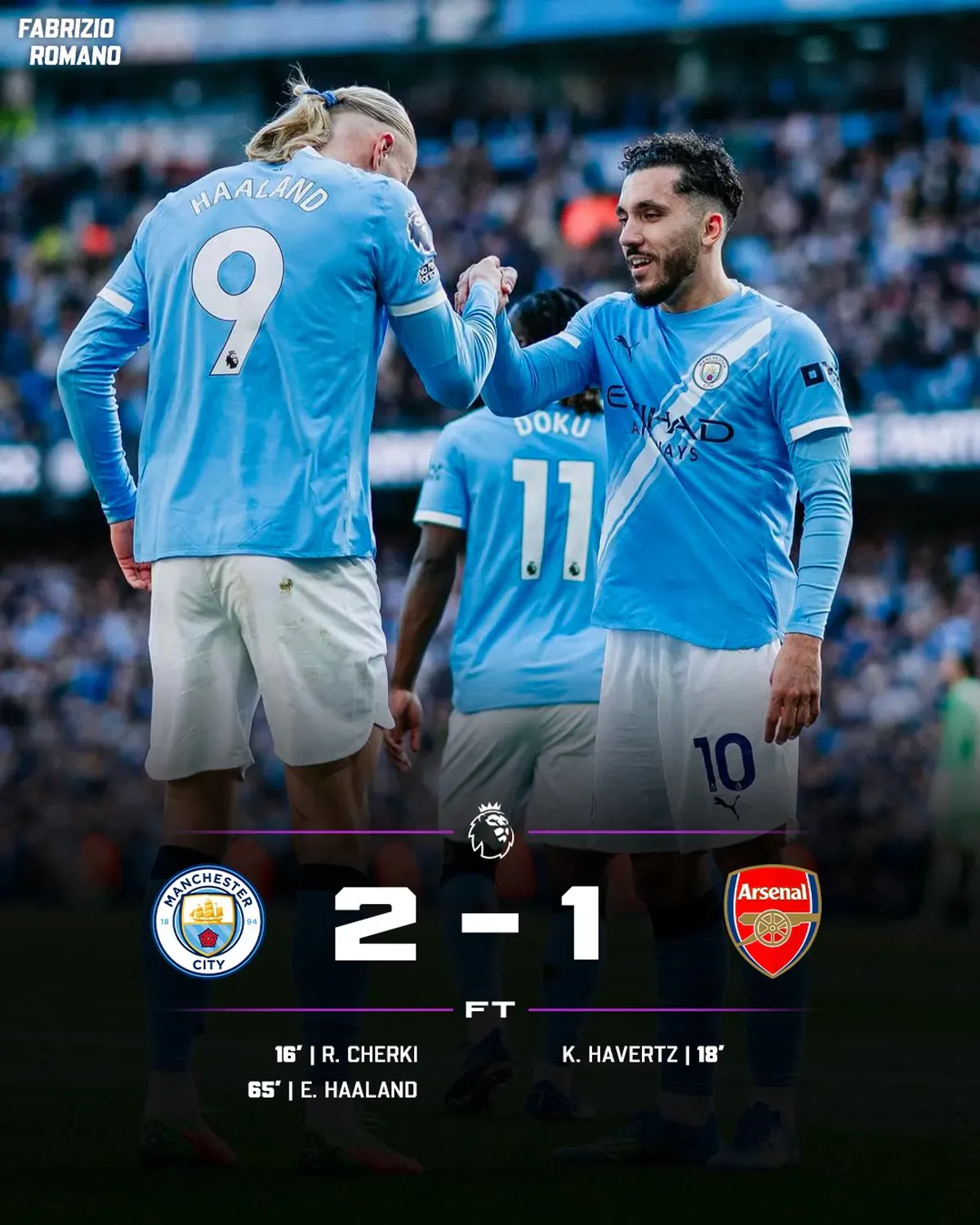 Wielki hit Premier League dla Manchesteru City. Arsenal pokonany w kluczowym starciu