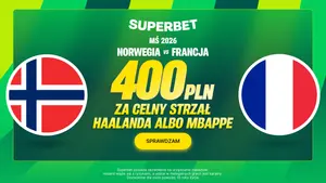 Wielki pojedynek Mbappe i Haalanda. Superbet daje aż 400 PLN!