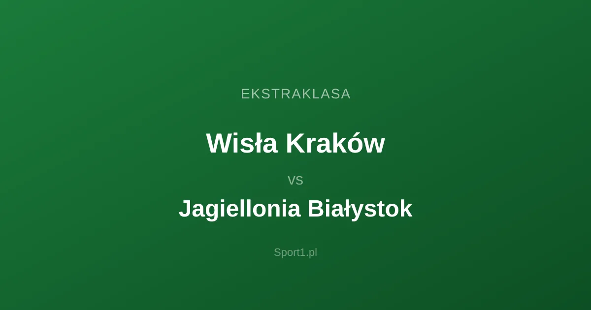 Wisła Kraków - Jagiellonia Białystok: Typy bukmacherskie