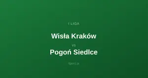 Wisła Kraków - Pogoń Siedlce: Typy bukmacherskie