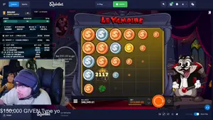 Wygrana 450 tys. dolarów na RainBet Le Vampire. Mitch Jones: „Ssij mi jaja”