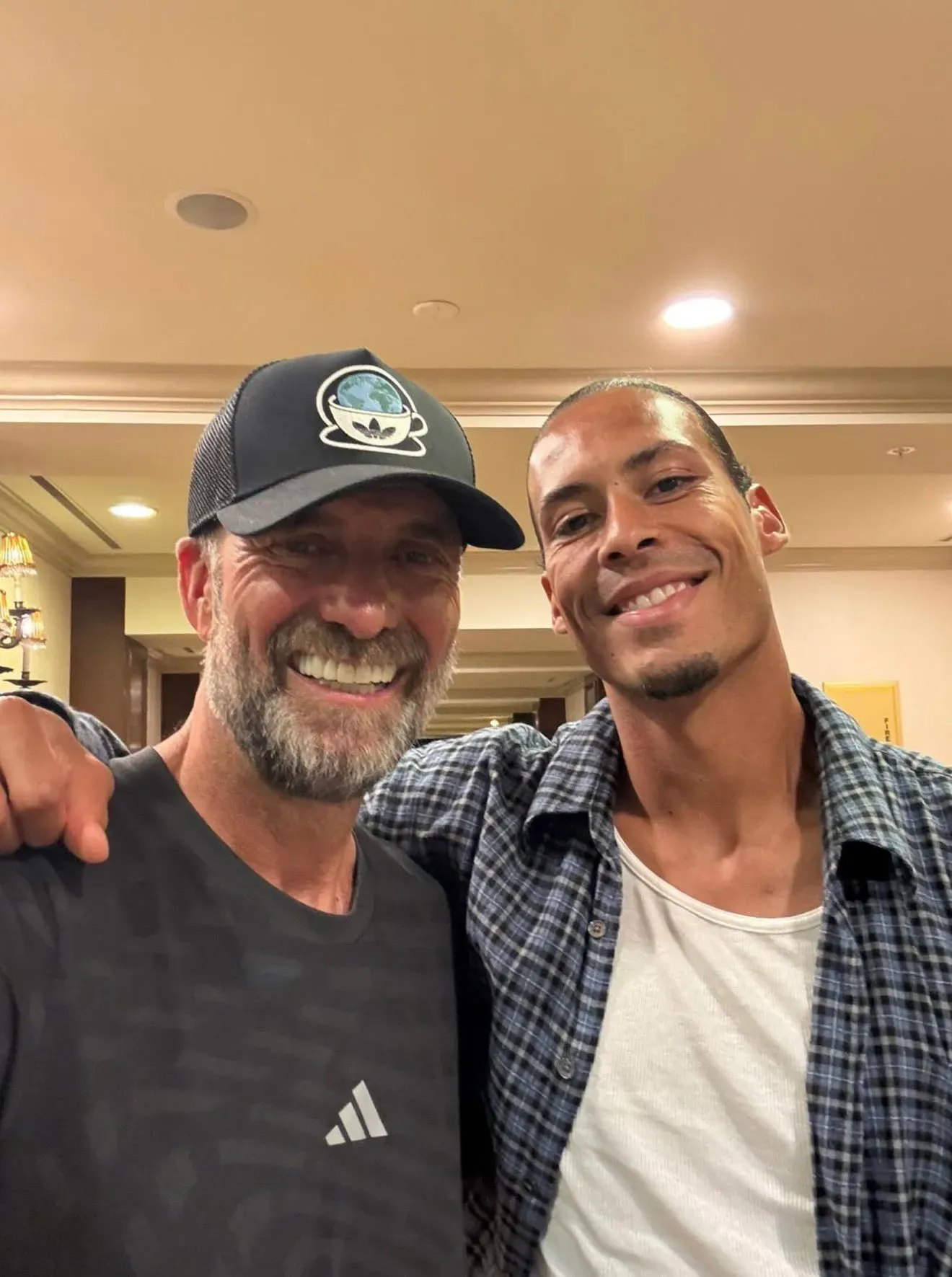 Wyjątkowe spotkanie w USA. Jürgen Klopp i Virgil van Dijk znów razem