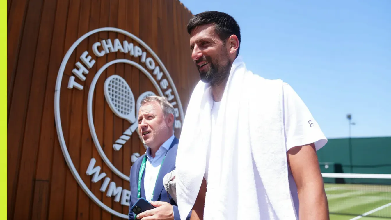 Zaskakujący ruch Djokovicia przed Wimbledonem. Wybrał nietypowego partnera do treningu