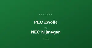 PEC Zwolle - NEC Nijmegen: Typy bukmacherskie