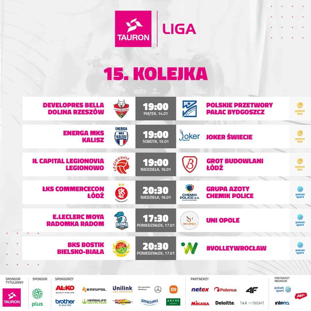 Źródło: @TAURONLiga on Twitter