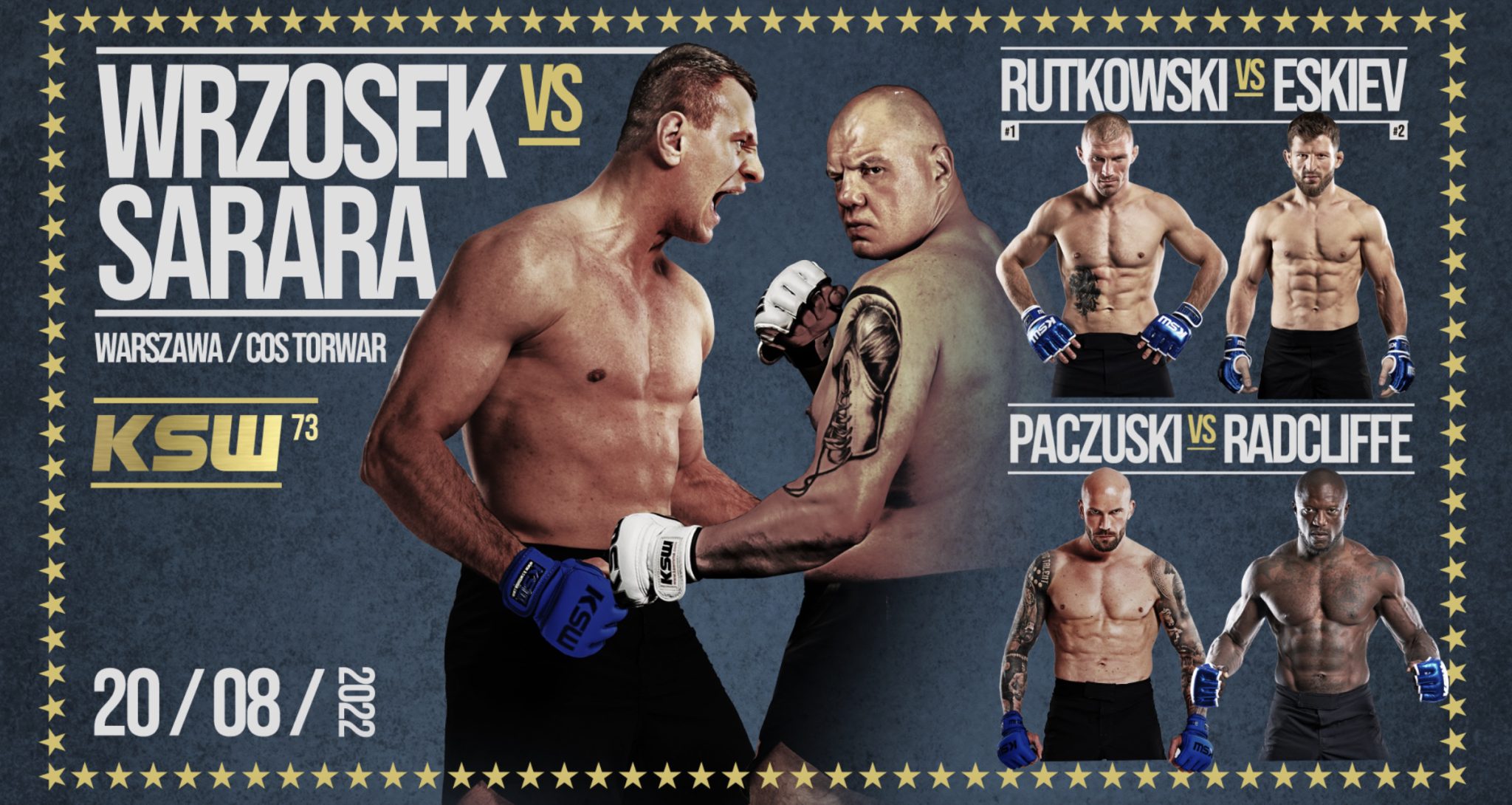 KSW 73 wyniki. Kto wygrał, kto przegrał? Relacja na żywo LIVE - 20.08.22