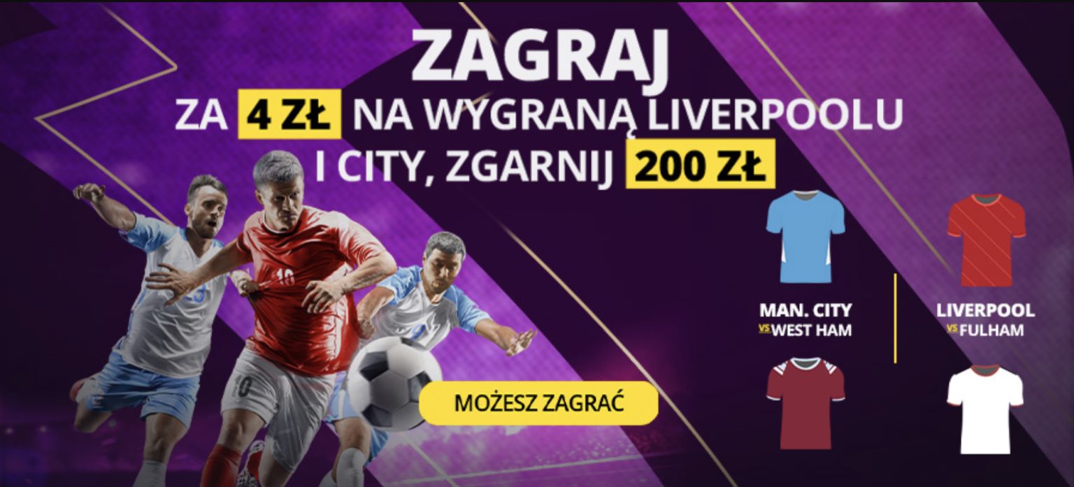 Liverpool i City wygrają na start Premier League? Fortuna daje za to 200 zł!
