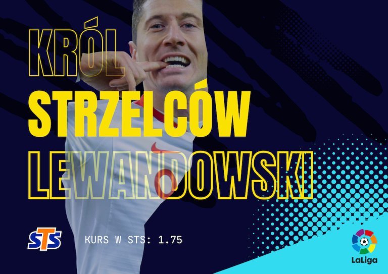 Robert Lewandowski - zakłady na króla strzelców ligi hiszpańskiej