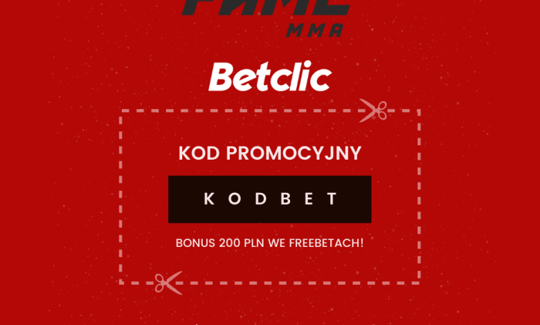 FAME MMA kod promocyjny Betclic
