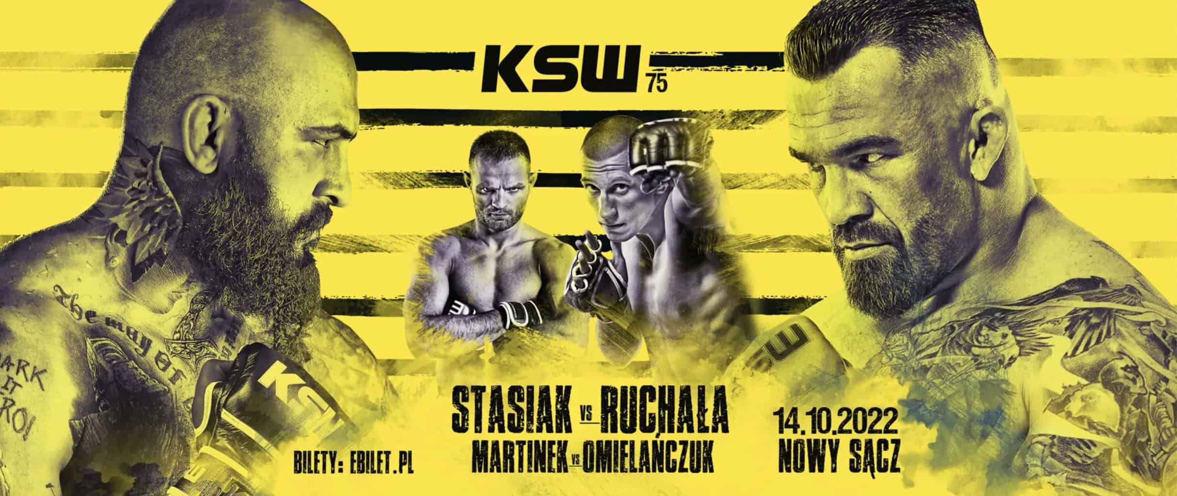 KSW 75 kursy i bonusy. Zakłady bukmacherskie na galę