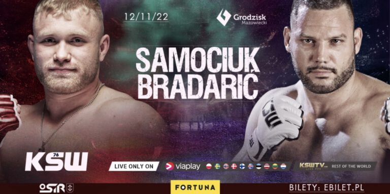 Marek Samociuk dołącza do walczących na KSW 76
