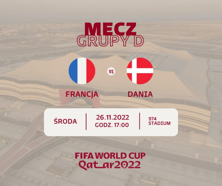 Mundial 2022 - Grupa D: terminarz meczów, tabela, statystyki