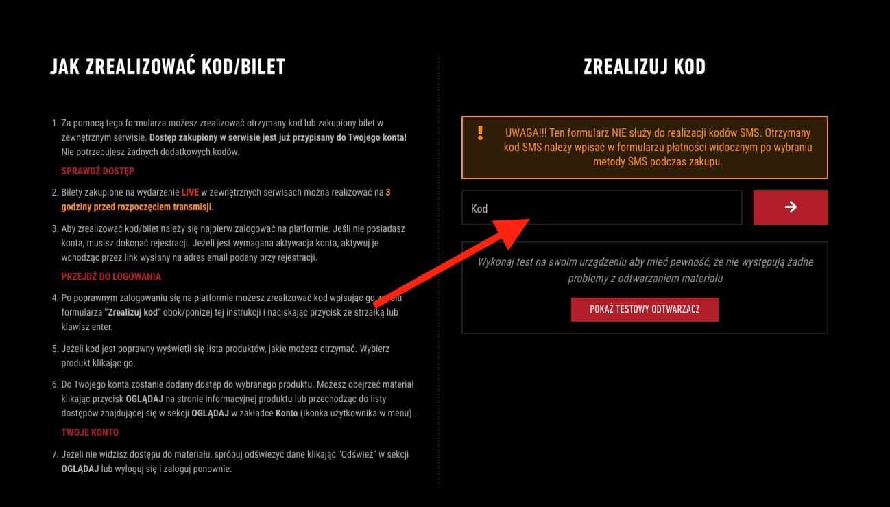 Gdzie wpisać bezpłatny voucher na FAME MMA 16 PPV