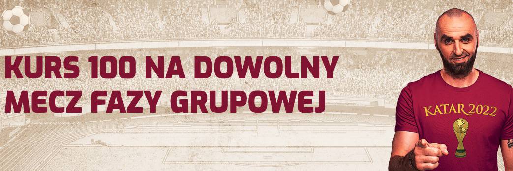 Dowolny mecz fazy grupowej z kursem 100.0 w Ewinner