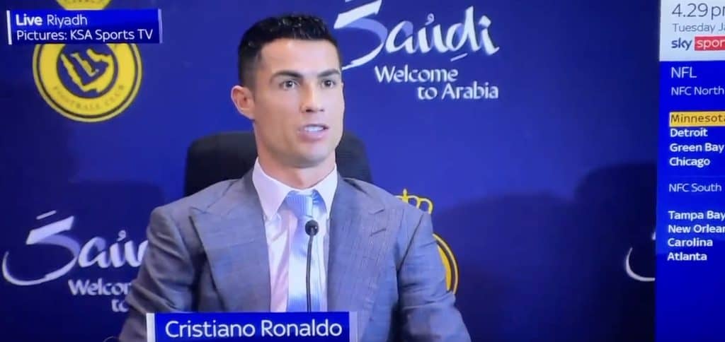 Ronaldo nie wie, gdzie będzie grał? Wstydliwa wpadka na konferencji! [WIDEO]