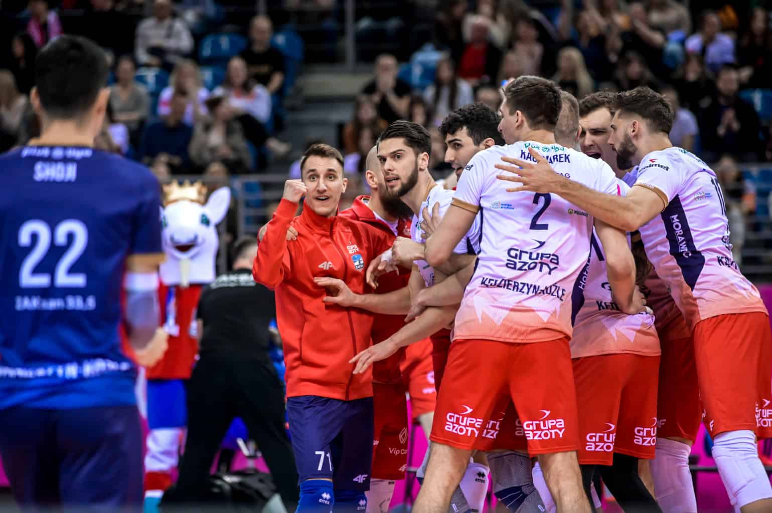 ZAKSA lepsza od Trentino w pierwszym meczu 1/4 finału LM! (Relacja+Wideo)