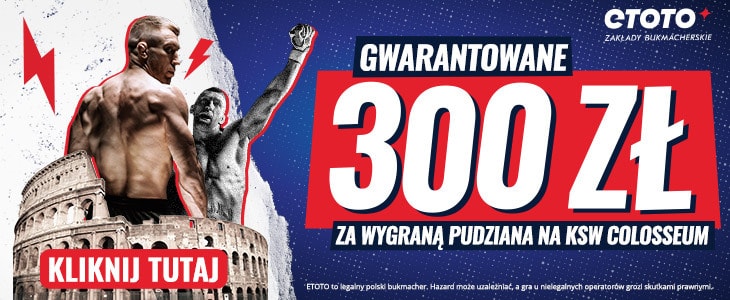 Etoto: 300 PLN, jeśli Pudzian wygra ze Szpilką!