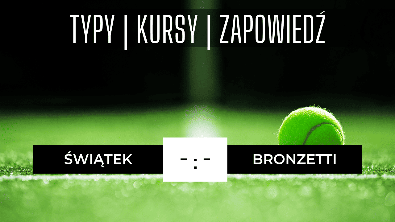 Zapowiedź meczu Świątek - Bronzetti: Typy, Kursy, Transmisja 30.06.2023