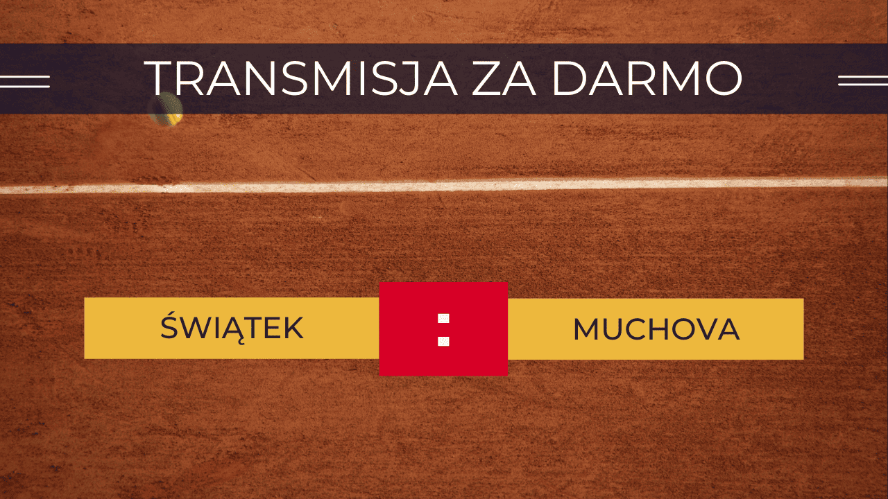 Finał Świątek - Muchova za darmo. Transmisja - gdzie oglądać 10.06.2023?