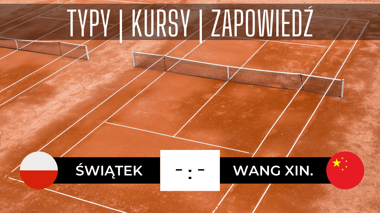 Świątek - Wang typy i kursy. Gdzie oglądać za darmo? 03.06.2023