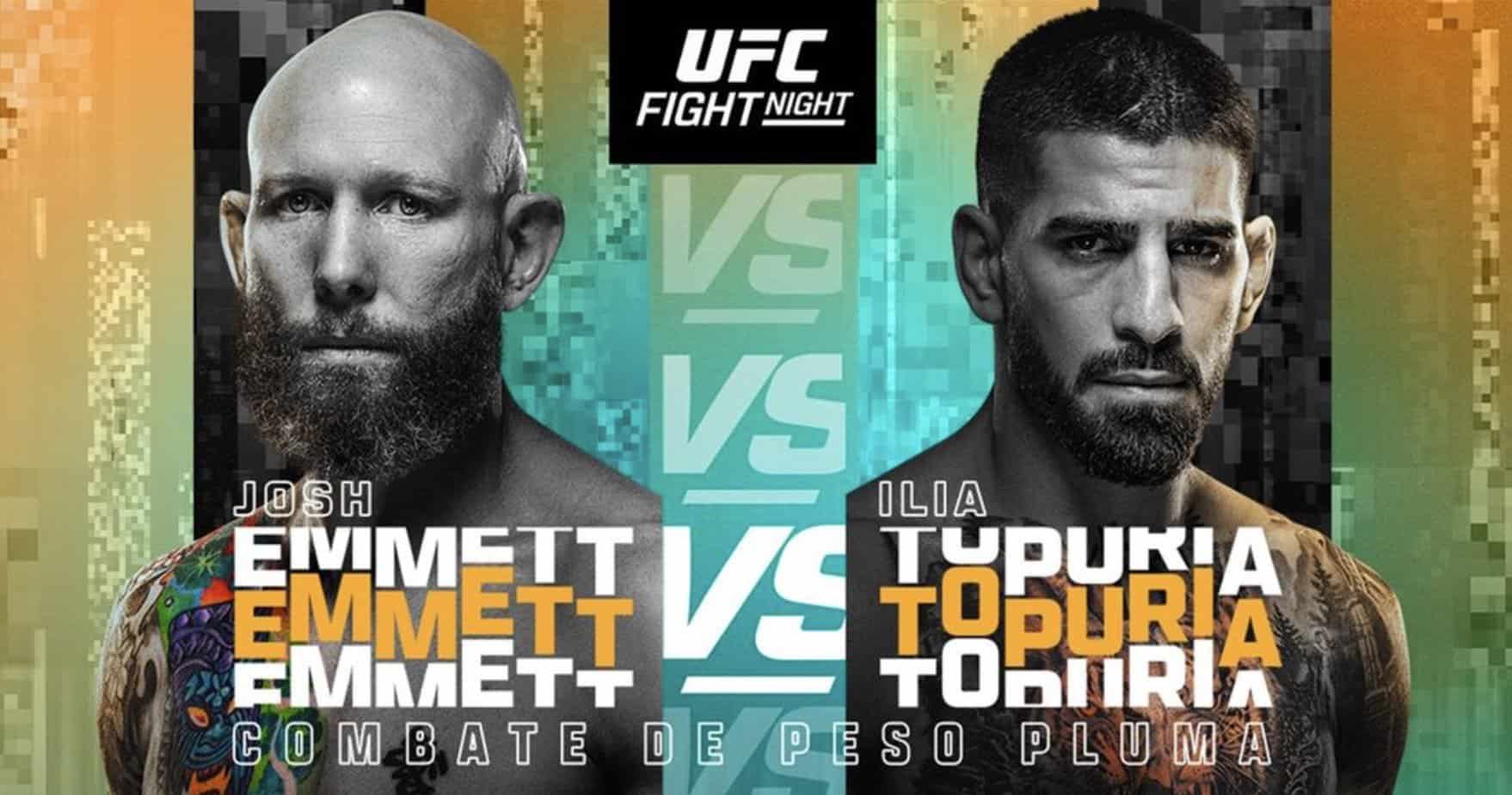 UFC on ABC 5: Emmett - Topuria: Typy, Kursy, Zapowiedź, Transmisja 24.06.2023