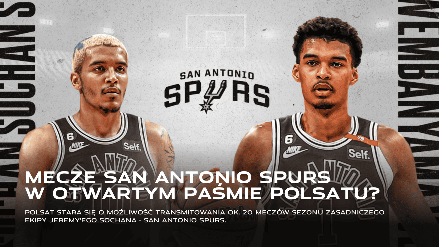 Polsat stara się o transmitowanie meczów San Antonio Spurs w NBA