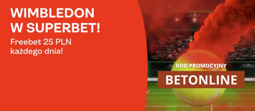 Tenisowe święto w Superbet - codziennie 25 PLN dla graczy!