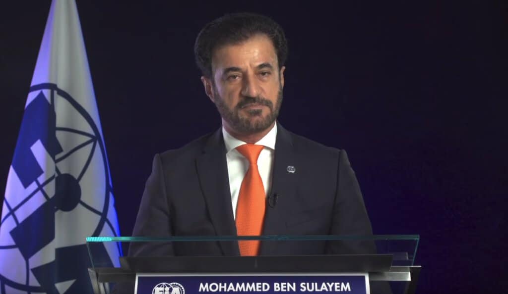 FIA President Mohammed Ben Sulayem