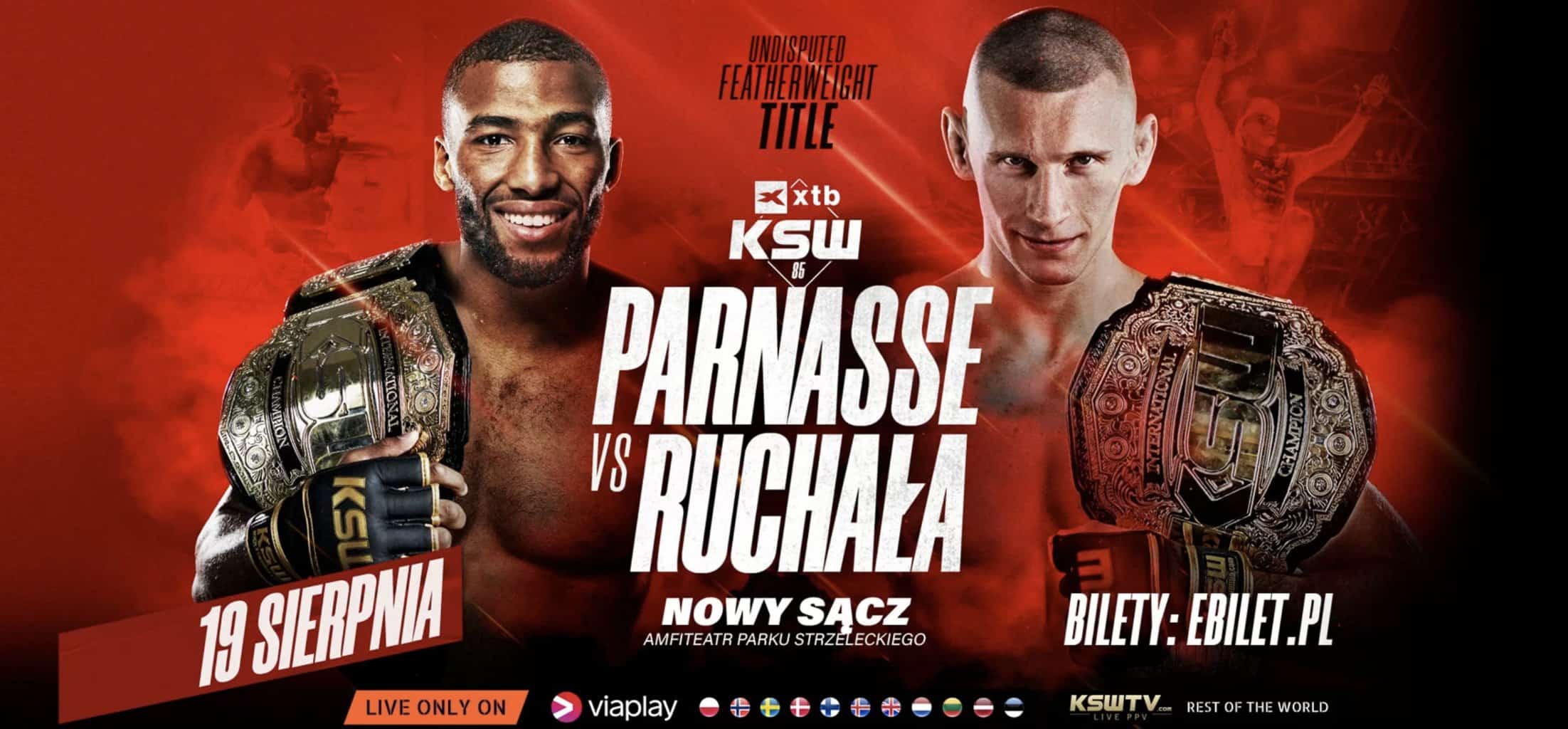 KSW 85 za darmo: Transmisja 19.08.2023. Gdzie oglądać galę?