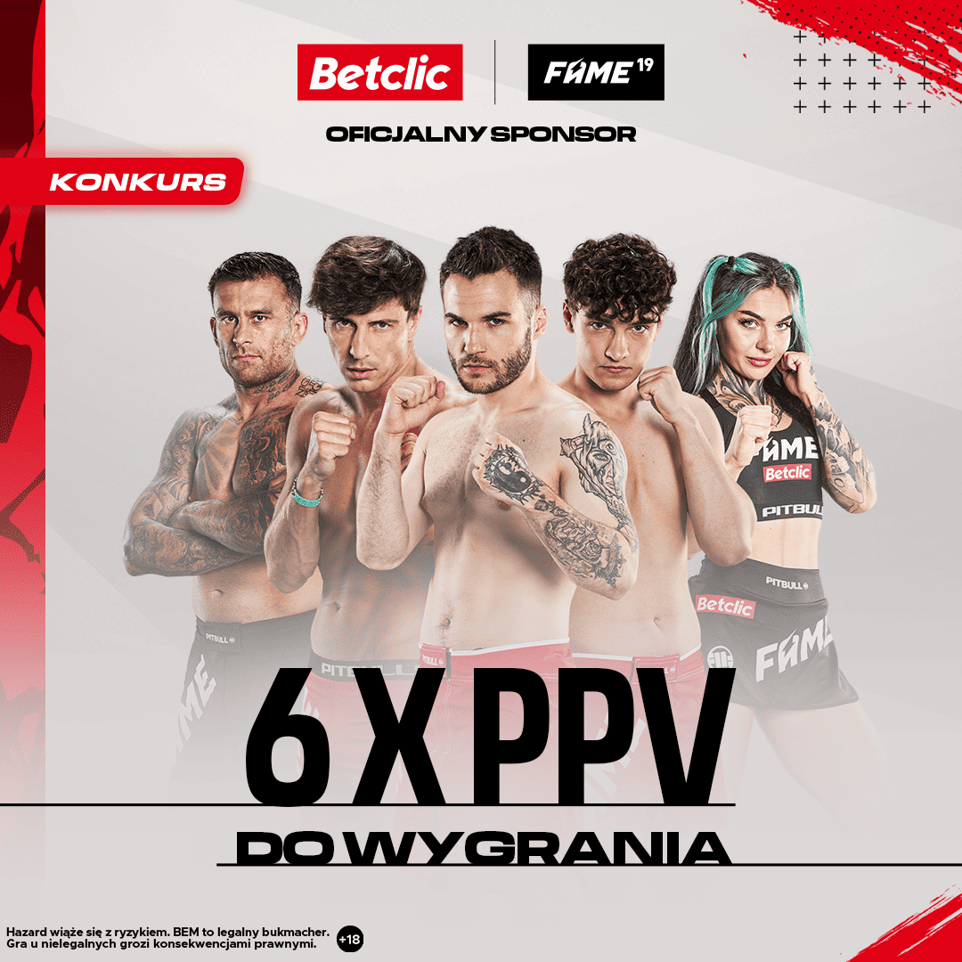 Konkurs na FAME MMA 19 - odbierz darmowy kod PPV!